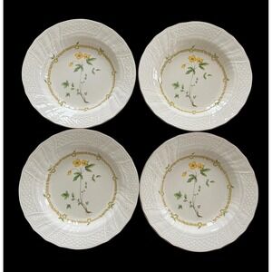 Set Of 4 Vintage‎ Mikasa Fine Ivory Royalty 9-1/4" Large Rim Soup Bowls